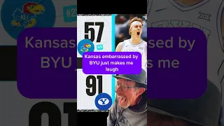 Kansas Loses By 34 To BYU Very Embarrassing Cbb Basketball Kansas 