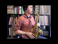 Lennie Tristano's "Line Up" on Saxophone
