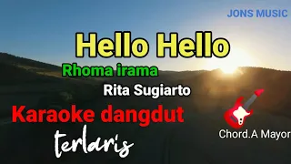 Download HELLO HELLO || RHOMA IRAMA ft RITA SUGIARTO || KARAOKE DANGDUT MP3