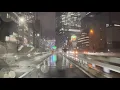 Download Lagu [ Driving Japan ] Tokyo City Highway Rainy. Relax sleep while watching the rain illuminations.　首都高　雨