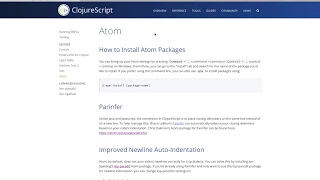Atom for Clojure - Parens