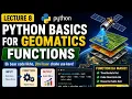 Python Lecture 8 Functions in Python Explained in Hindi Geomatics Eng Python for Beginners