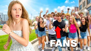 Hiding From FANS Who BROKE Into My House