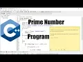 C Program for Prime Number Validation