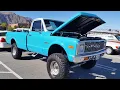 1972 Chevrolet K20 Cheyenne 4x4 Pickup 6 Lift SOLD 17 000 Auction 72 Chevy Ton 350 V8 Auto Air