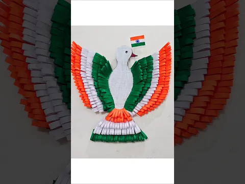 Bird Craft _ Independence day decor #shorts #diy #craft #decor #youtubeshorts #creativevinii