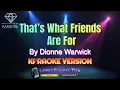 Lagu That’s What Friends Are For | By Dionne Warwick | KARAOKE VERSION | Gemz Covers TV
