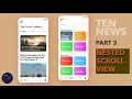 Flutter News App Frontend To Backend Part 3 - Nested Scroll View