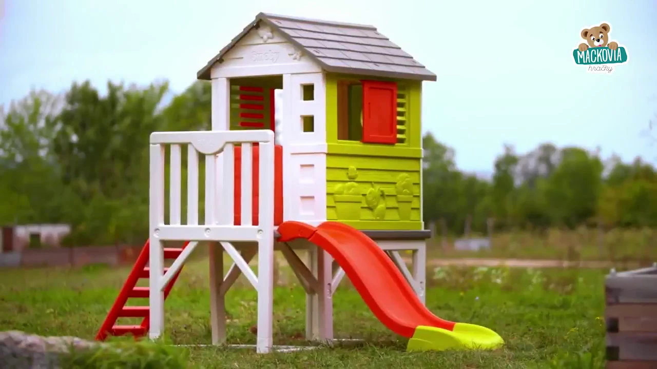 Domčeky s náradím - Set domček na pilieroch Pilings House Smoby - 5