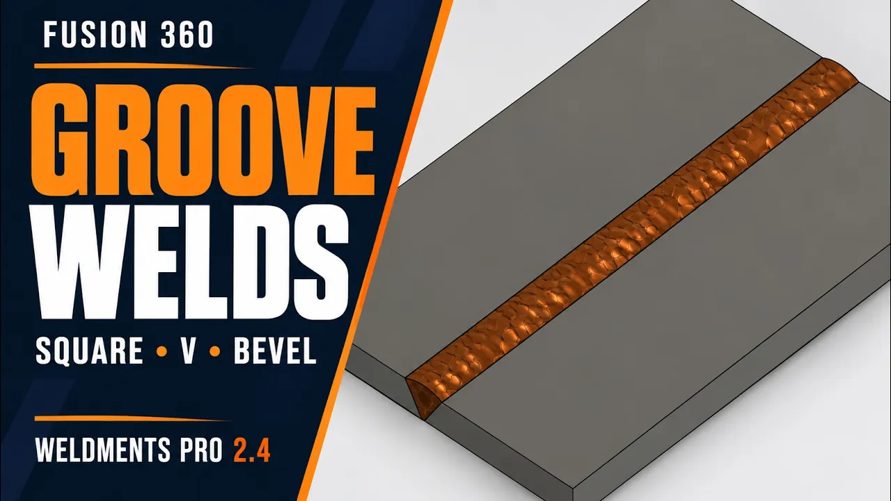 New in 2.4: Square, V & Bevel groove welds
