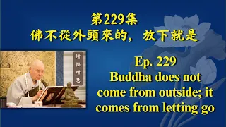 Master Chin Kung: 229 Buddha does not come from outside; it comes from letting go 佛不從外頭來的，放下就是