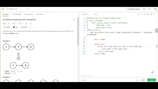 Uber Interview Question - Remove Duplicates From Sorted List
