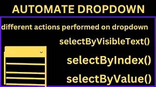 How to Automate Dropdown List in Selenium Automate Dropdown List in Selenium