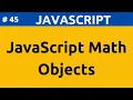 Javascript Math Object Tutorial In Hindi Part 45
