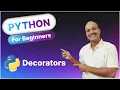Decorators Programs and Chaining Part VII 9 Functions Python