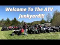Welcome To My ATV JUNK YARD Lots of Wheelers