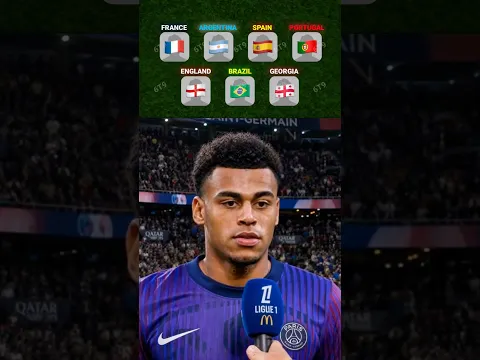 Desire Doue picked his favourite players from national teams 😱🔥 #efootball2023 #efootball2024
