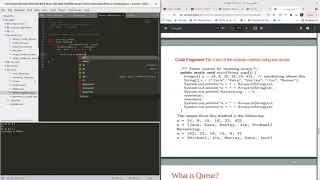 CS211 Reversing an array by using a stack