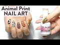 Easy Animal Print Nail Art using Gel Polish Step-by-Step Tutorial