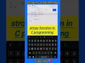 strcpy in c strcpy function in c string C programming full course