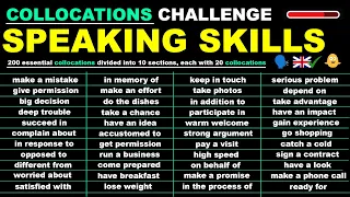Memorise These 200 Collocations To Challenge Your English Speaking Skills