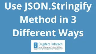 Use JSON Stringify Method in 3 Different Ways Convert Object to JSON String Filter Indentation