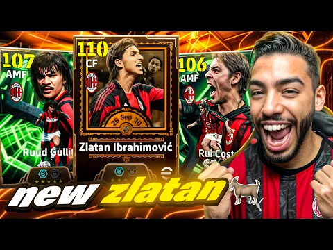 Video Thumbnail: OMG!! ZLATAN IBRAHIMOVIC 110 🥶 HIGHIEST RATED EVER PLAER IN EFOOTBALL