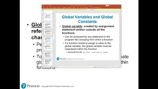Chapter 5 - Global Variables and Constants
