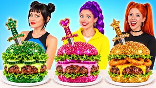 कुकिंग चैलेंज साथ के-पॉप डेमन हंटर्स | अद्भुत पाक कला हैक्स Multi DO Challenge