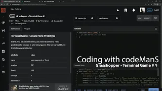 Codewars 8 kyu Grasshopper - Terminal Game Javascript