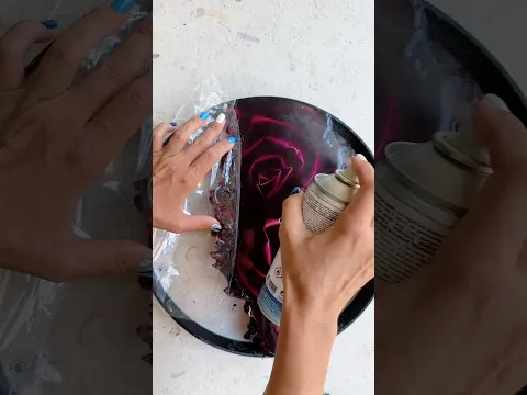 Silk Rose Effect Created with ResinPro epoxy resin