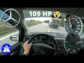 Download Lagu Mercedes Benz B180 CDI W245 German Autobahn Ride [4K] Max Acceleration TOP SPEED