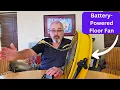 12 Battery-Powered Floor Fan for Dewalt 20V Portable Powerful Cordless