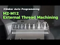 XMaker Auto Programming Machine M2 M12 External Threads with Ease Xmachine Desktop 5-Axis CNC