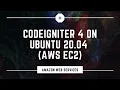 Install CodeIgniter 4 on Ubuntu 20 04 Amazon EC2 Server