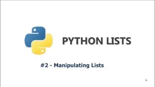Python List Manipulation - Python for Datascience Tutorials
