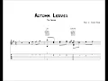 Autumn Leaves - Tal Farlow (Transcription)