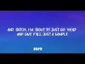 Drake & Iconic Savvy - True Bestie Lyrics (DLyrics01) Without Audio 