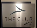 Orlando International Airport CLUB MCO lounge 2020 with my friend Abdul