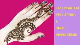easy beautiful very stylish u0026 simple mehndi design