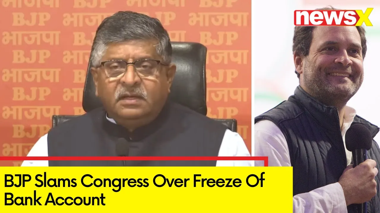 BJP Slams Congress Over Freeze Of Bank account | BJP Press Conference | NewsX