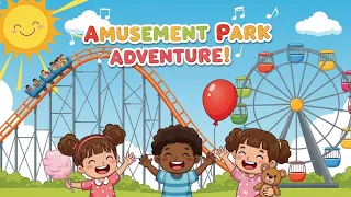 أغنية الأطفال الممتعة في مدينة الملاهي ضحك ولعب ومغامرات 