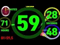 Rewind Tape Count 72 hours countdown timer alarm Speedfeeling