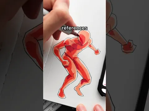 How to Draw LOWER BODY Anatomy!!🦵✍️(and legs) #arttutorial
