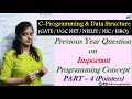 Lec - 08 Programming Concepts Arrays Pointers Gate Previous Year Question Explained