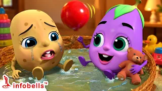 Aloo Kachaloo Beta Ro Raha Hai 😭- Baby Crying | Hindi Rhymes for Children | Infobells #alookachaloo