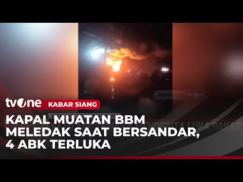 Kapal Motor di Ketapang Terbakar dan Meledak Satu ABK Tewas