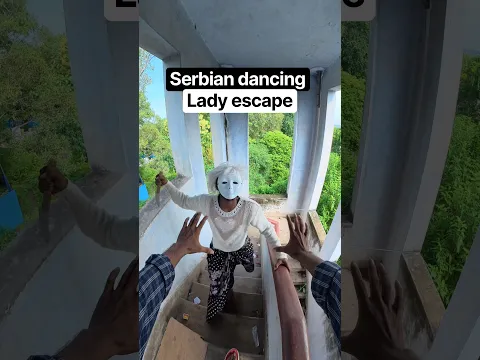 Serbian lady horror escape #serbiandance #horror #escape #shorts