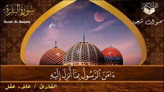 اواخر سورة البقرة آمن الرسول بما أنزل إليه من ربه والمؤمنون بصوت علاء عقل 