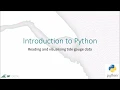 Introduction to Python - reading and visualising tide gauge data